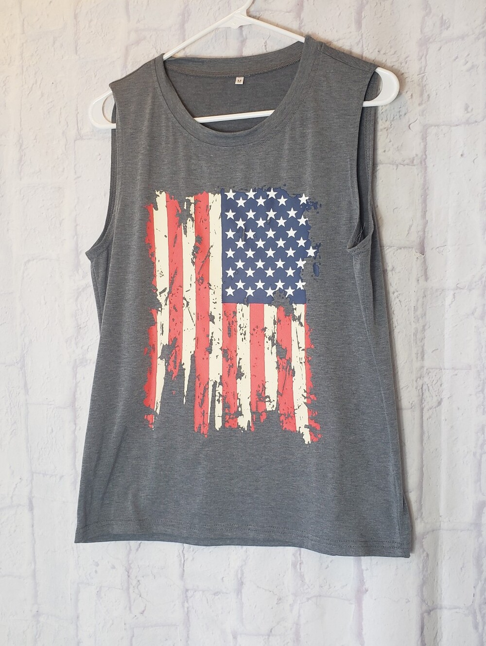 AMERICAN FLAG Sleeveless Tee Medium